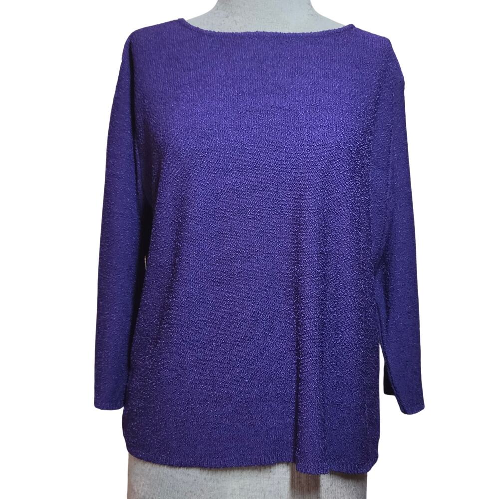 Purple Knit Sweater Size Medium